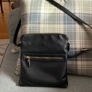 PurseN Litt Black Crossbody Bag with Interior LED Light Handbag